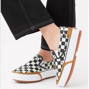 Vans Classic Slip On Stacked Checkerboard